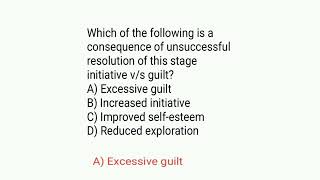 erik eriksons psychosocial development theory important mcq questions for ktet [upl. by Mouldon]