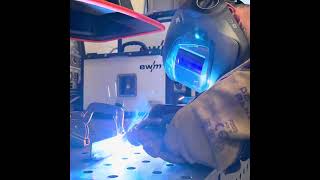 EWM PICOMIG 220 Pulse MIG Welder Quick Setup Guide [upl. by Orodisi]