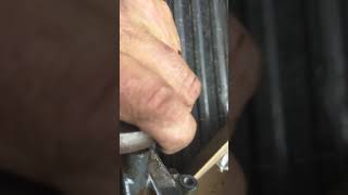 installing a water pump on a Kubota diesel tractor [upl. by Yttik]