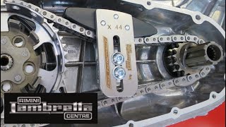 Casa Performance X44 Lambretta OTT Top Chain Guide fitting video guide [upl. by Lena67]