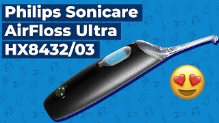 Обзор на Philips Sonicare AirFloss Ultra HX843203 Black [upl. by Nostets]