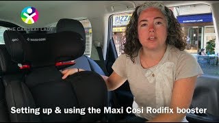 Maxi Cosi RodiFix booster Set Up amp Installation  TheCarSeatLady [upl. by Richel]