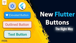 Flutter Tutorial  How To Create New Flutter Buttons  The Right Way  In 5 Minutes [upl. by Tiana809]