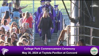 College Park High School Commencement Ceremony 2024 [upl. by Yle]