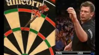 Two 9 Dart Finishes  Phil Taylor  2010 Premier League [upl. by Jeanelle363]