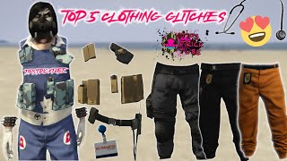 GTA 5 TOP 5 CLOTHING GLITCHES AFTER PATCH 166 Black Joggers Orange Joggers amp More GTA ONLINE [upl. by Esyli]