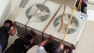 Blue Star Ac hanging Blue Star Ac installation Ac service amp repair mobile life Azhar [upl. by Sathrum112]