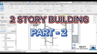 Revit BIM Complete Project Part  2  How to draw stairs  Revit Tutorial  Revit for Beginners [upl. by Mika805]