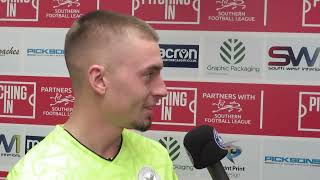 POST MATCH INTERVIEW Aaron Sainsbury following our defeat to Hampton amp Richmond [upl. by Erlond]