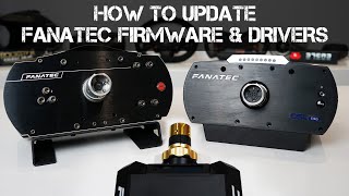 GUIDE  How to update Fanatec Firmware Drivers amp Fanalab [upl. by Melodee]