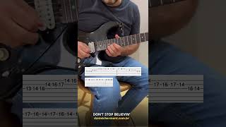 DON’T STOP BELIEVIN’  JOURNEY guitarra violao musica danielchermont dontstopbelievin journey [upl. by Atiker]