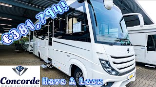 Look Inside New 2023 Concorde Carver Luxury Big Motorhome [upl. by Iona]