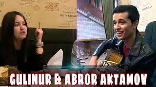 GULINUR amp ABROR AKTAMOV JONLI IJRO DUET DOYDIM OXIR [upl. by Dnalram]