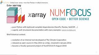 Xarray  more than Pandas in multiple dimensions  Ondřej Grover PyData Prague 8 2020 [upl. by Joelle]