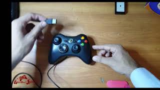 How to use Xbox360 controller with USB cable [upl. by Yelir186]