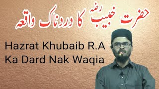 Hazrat Khubaib RA Ka Dard Nak Waqia Shaikh Mohammad Aqueel [upl. by Tertia]