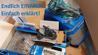 1fach umrüsten  Guide TrekkingMTB Fahrrad  Vergleich ShimanoSram 1x11 und 1x12 Übersetzung [upl. by Callan401]