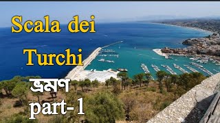 Scala Dei TurchiSiciliaItaly  part1 [upl. by Ahswat]