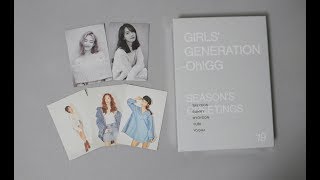 Unboxing Girls Generation  OhGG Seasons Greetings 2019 [upl. by Baldridge]