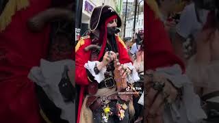 SHIP SHAP SUNDAY Crazy Captain Ashley The Pirates at Hastings Pirate Day Festival 2024 Video Rum uk [upl. by Ilram]