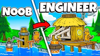 Engineering the MEGA LOG PUMPER in Timberborn [upl. by Aidile428]