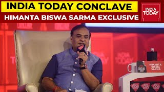 Assam CM Himanta Biswa Sarma Speaks On Politics Of Population amp Polarisation  India Today Conclave [upl. by Dnalevelc]