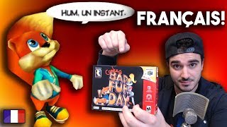 CONKERS BAD FUR DAY EN FRANCAIS SUR N64  PATCH PAR CORRIGO  Partie 1 [upl. by Rhianna]