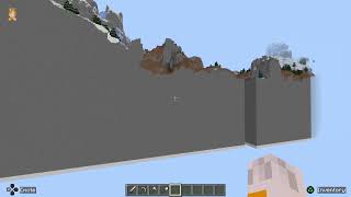 Minecraft flat world far lands [upl. by Dranik]