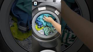 Washing Color Clothes ASMR laundry asmr washingmachine cleantok [upl. by Letha651]