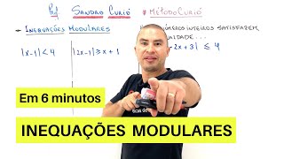 FÁCIL e RÁPIDO  INEQUAÇÕES MODULARES [upl. by Baron]