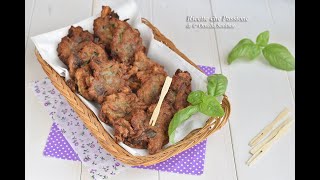 Frittelle di melanzane  Ricetta calabrese  Ricette che Passione [upl. by Ynohtnaeoj]