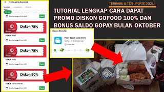 TUTORIAL LENGKAP CARA DAPET DISKON GOFOOD 100 amp BONUS SALDO DARI PROMO GOJEK TERBARU 2021 OKTOBER [upl. by Ramona275]