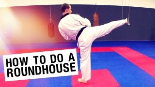 How To Do a Roundhouse Kick Taekwondo Tutorial [upl. by Dana]