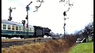 03 2295 und 52 8079 mit 2 Zügen nach Salzburg am 13121997 [upl. by Flo]