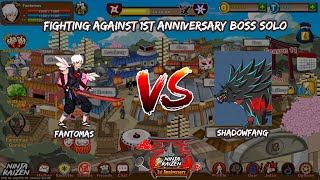 Ninja Kaizen  Fighting solo against Shadowfang amp dogs 1st anniversary event boss [upl. by Tirma101]