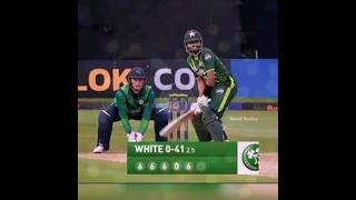 Babar azam 4 sixes 😱 Babar azam today batting  pakistan vs Ireland 3rd T20 [upl. by Abernon]