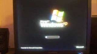 Windows XP Professional boot time [upl. by Ahseyk262]