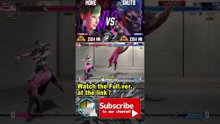 SF6 🥊 Moke CHUNLI vs Shuto AKUMA 🥊 StreetFighter6 [upl. by Nylirad]