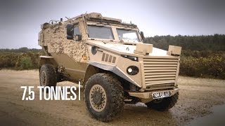 British Army  Foxhound 4X4 MRAP Vehicle 1080p [upl. by Lisle263]