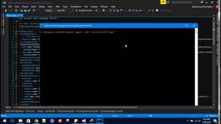 Encrypt Decrypt WebConfig section using aspnetregiisexe On Windows 10 and Visual Studio 2015 [upl. by Christalle875]