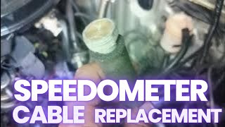 How To Install a Speedometer Cable on a Toyota Corolla EE90 [upl. by Wilek653]