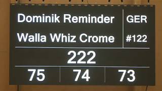 WALLA WHIZ CROME amp Dominik Reminder  NRHA Maturity Wels 2018 [upl. by Broucek]