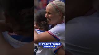 Sophia Smith scored the game winner in the USWNT’s 10 victory over Mexico 🙂‍↕️ [upl. by Zarah]