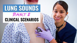 Lung Sounds Clinical Application Part 2  NCLEX REVIEW  Normal amp Abnormal Lung Sounds [upl. by Dukie]