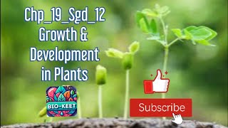 Chp19Sgd12  Growth in Plants  Meristem Types of Meristem Types of growthGrowth correlation [upl. by Adnawuj]