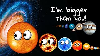 UNIVERSE SIZE COMPARISON  Im Bigger than you CoucouTroyTV [upl. by Grover]