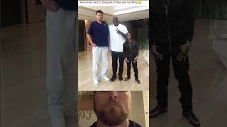 Kevin Hart Meets Shaq and Yao Ming 😱🤯 shorts shaq [upl. by Shamrao]