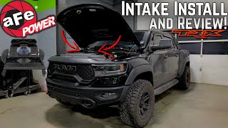 IS the AFE Intake for the RAM 1500 TRX WORTH IT Unboxingreview [upl. by Harlin606]