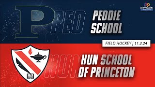 The Hun School of Princeton vs Peddie Field Hockey [upl. by Kresic]