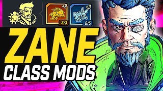 Borderlands 3  Zane  All Legendary Class Mods amp Builds Tier List [upl. by Radec]